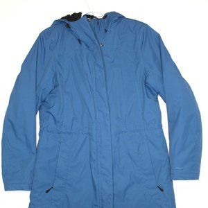 LL Bean "Winter Warmer" Blue Coat Parka Hooded